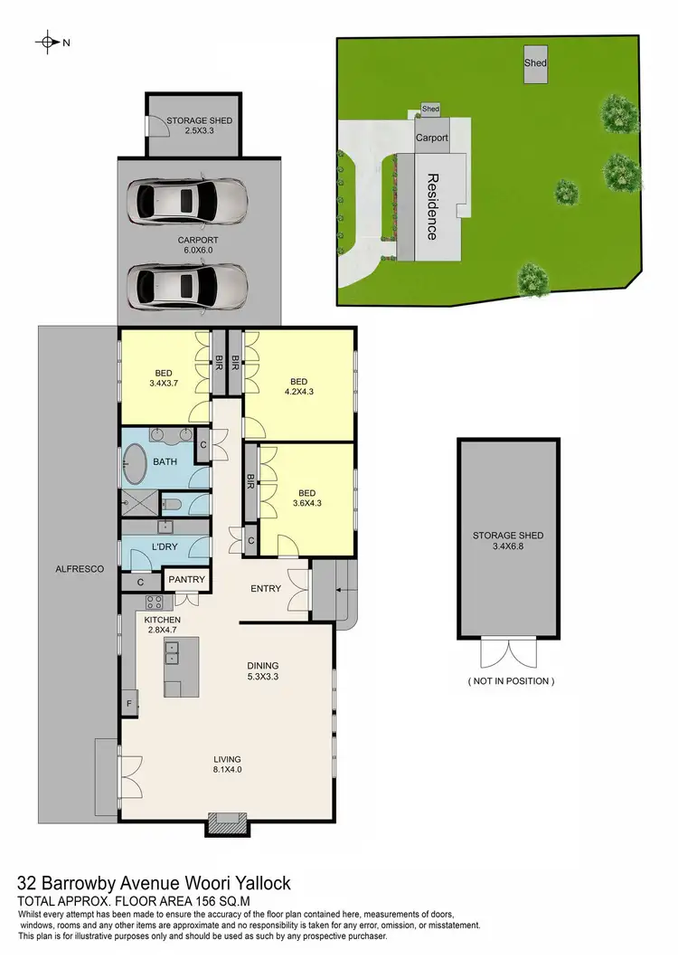 Floorplan of Homely house listing, 32 Barrowby Avenue, Woori Yallock VIC 3139