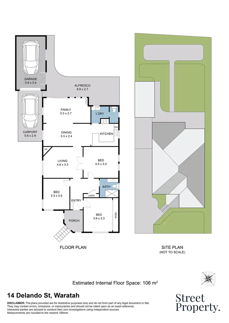 Floorplan of Homely house listing, 14 Delando Street, Waratah NSW 2298