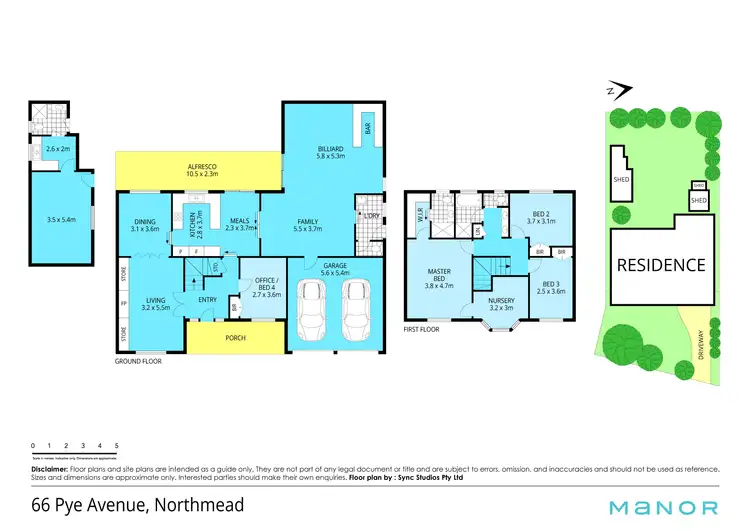 Floorplan of Homely house listing, 66 Pye Avenue, Northmead NSW 2152