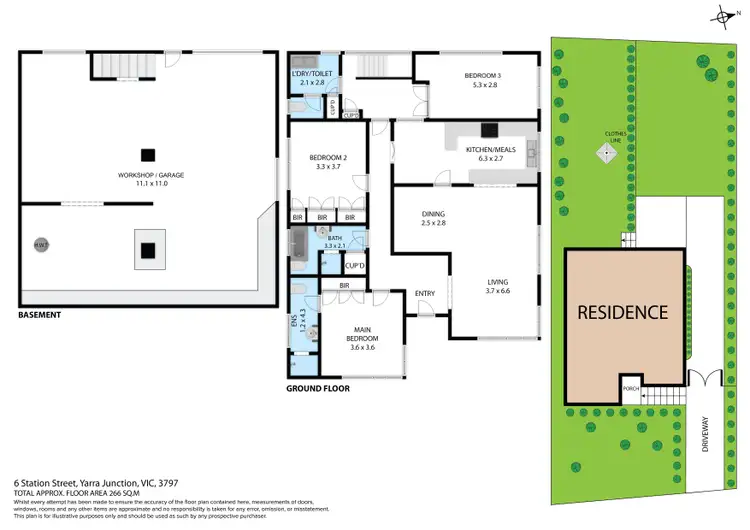 Floorplan of Homely house listing, 6 Station Street, Yarra Junction VIC 3797
