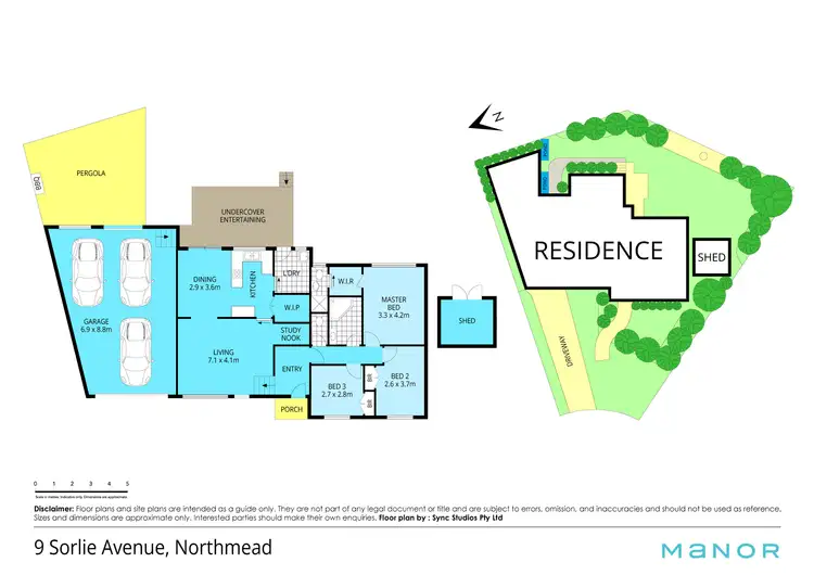 Floorplan of Homely house listing, 9 Sorlie Avenue, Northmead NSW 2152