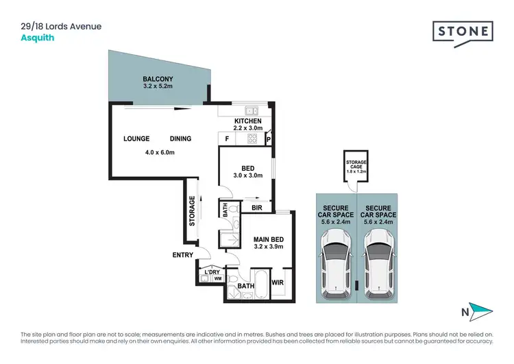 Floorplan of Homely apartment listing, 29/18-22 Lords Avenue, Asquith NSW 2077