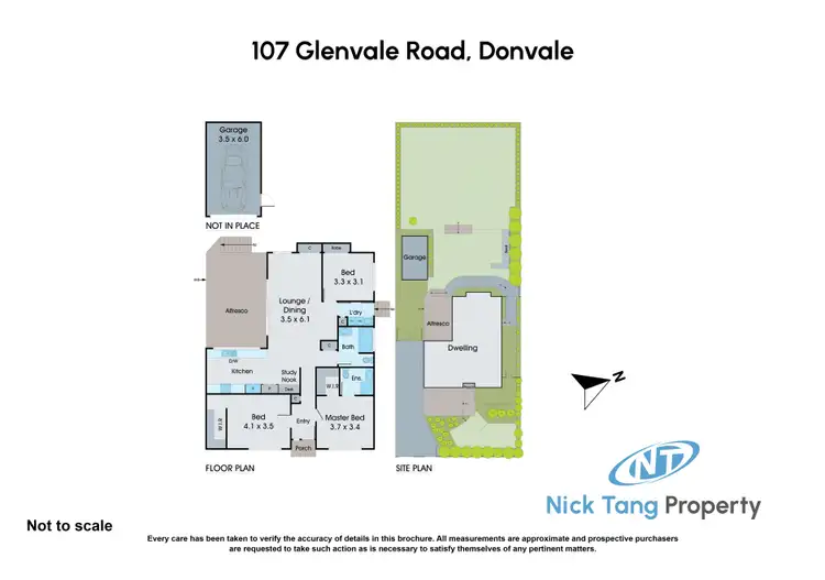 Floorplan of Homely house listing, 107 Glenvale Road, Donvale VIC 3111