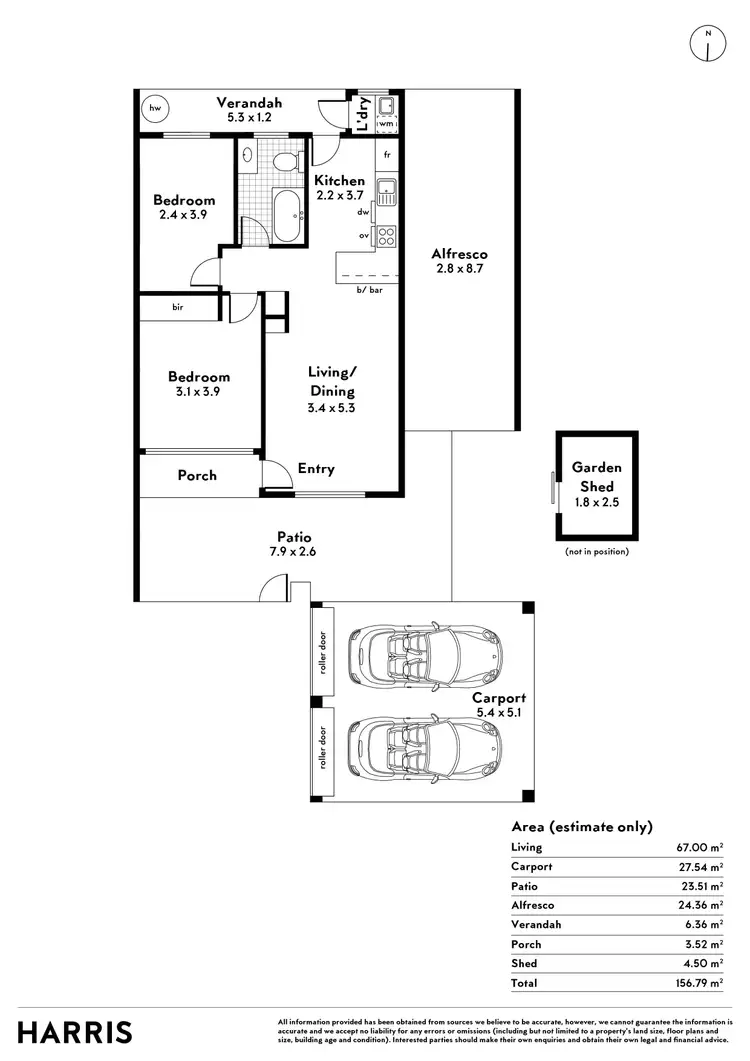 Floorplan of Homely unit listing, 1/1A Blythewood Road, Torrens Park SA 5062