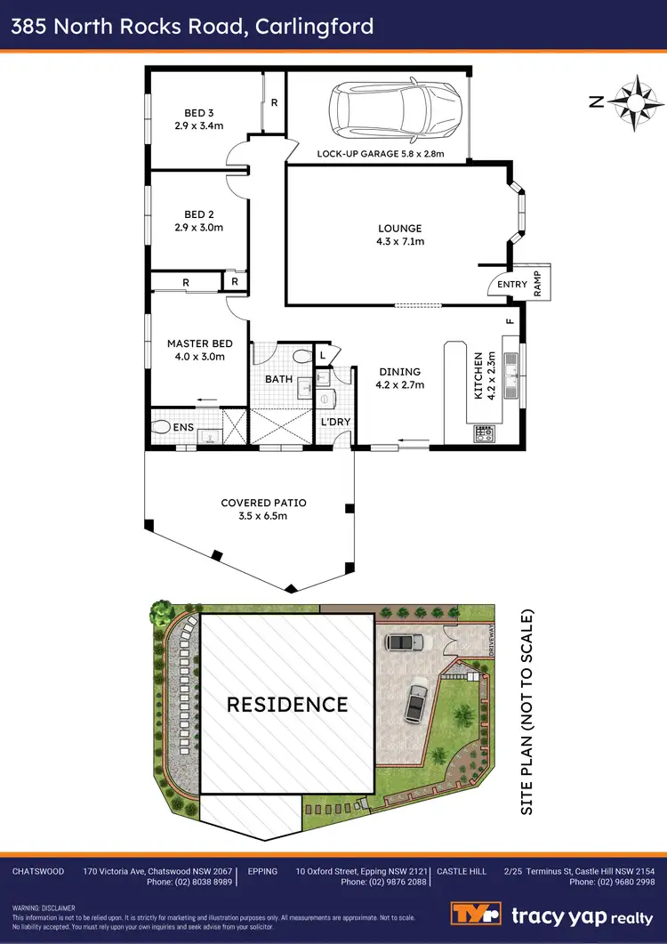 Floorplan of Homely house listing, 385 North Rocks Road, Carlingford NSW 2118