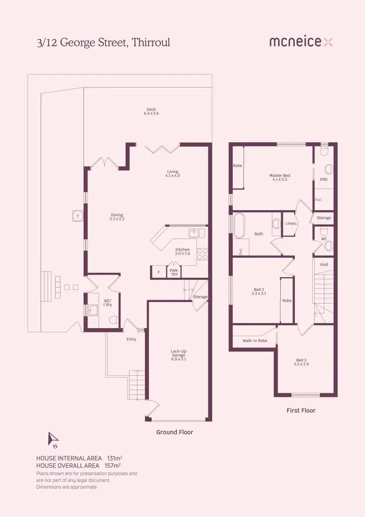 Floorplan of Homely townhouse listing, 3/12 George Street, Thirroul NSW 2515