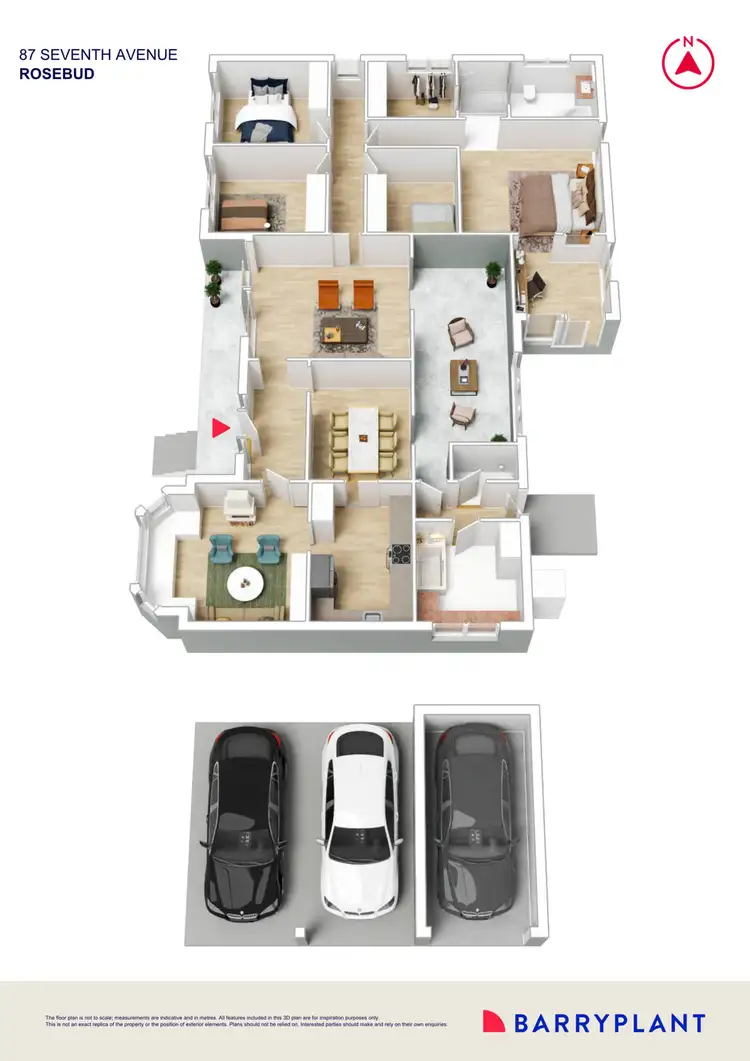 Floorplan of Homely house listing, 87-89 Seventh Avenue, Rosebud VIC 3939