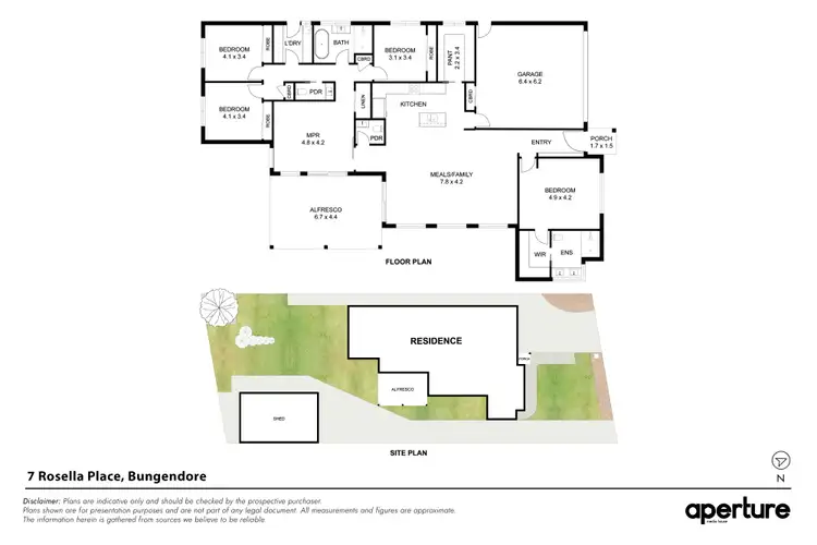 Floorplan of Homely house listing, 7 Rosella Place, Bungendore NSW 2621