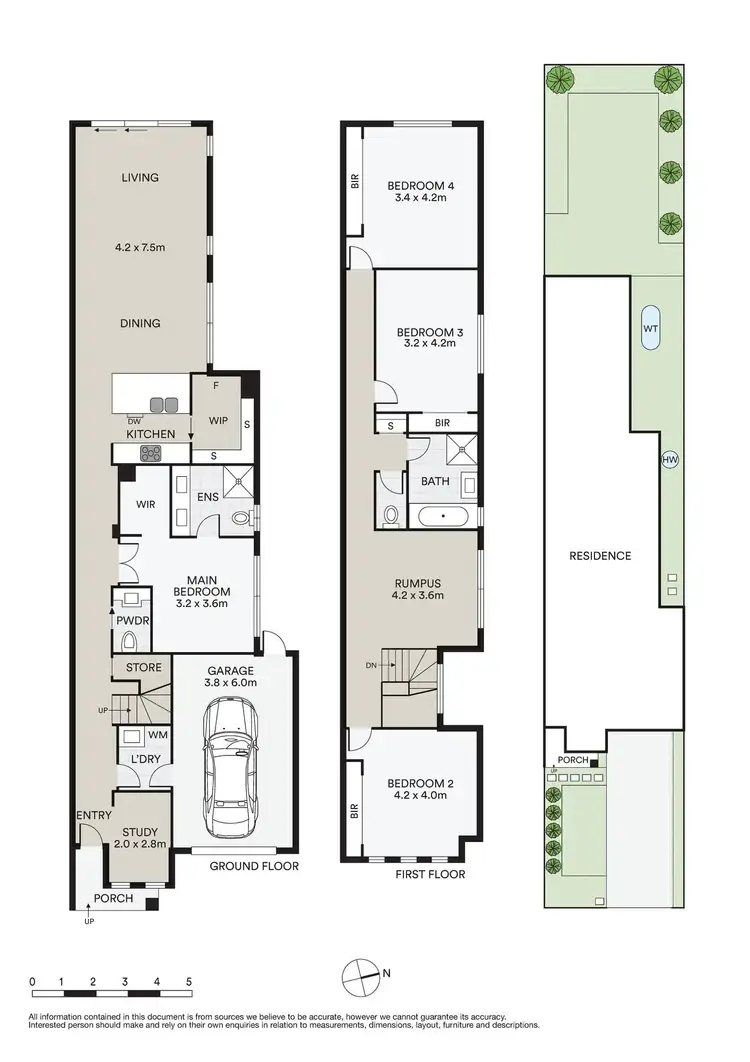 Floorplan of Homely townhouse listing, 22A Second Street, Clayton South VIC 3169