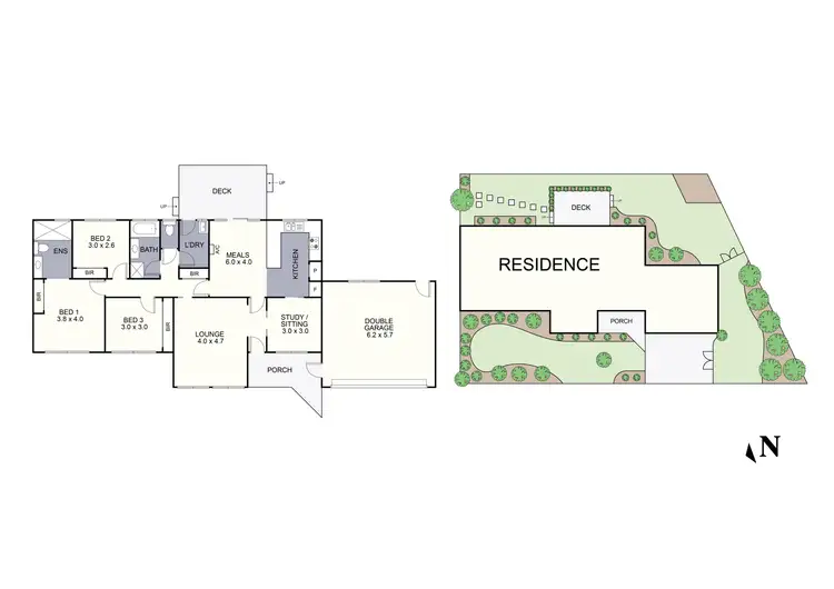 Floorplan of Homely house listing, 56 Ruskin Avenue, Croydon VIC 3136