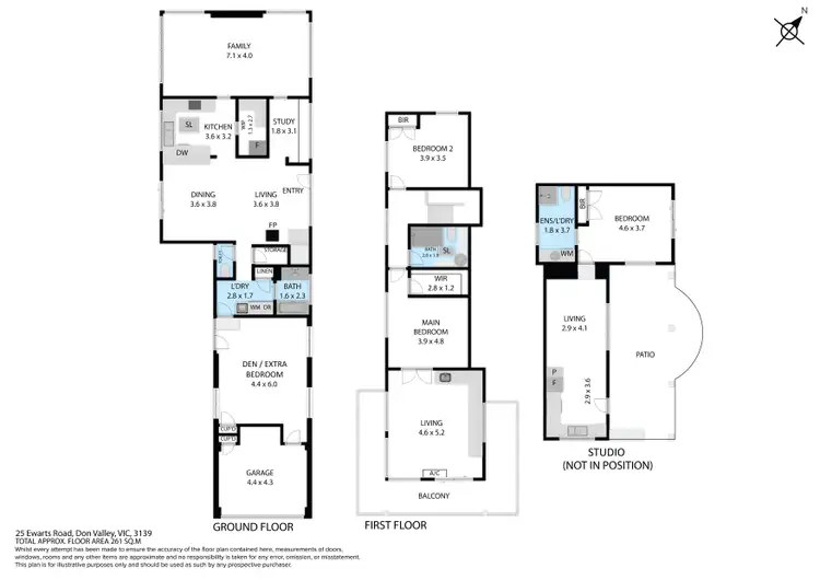 Floorplan of Homely house listing, 25 Ewarts Road, Don Valley VIC 3139