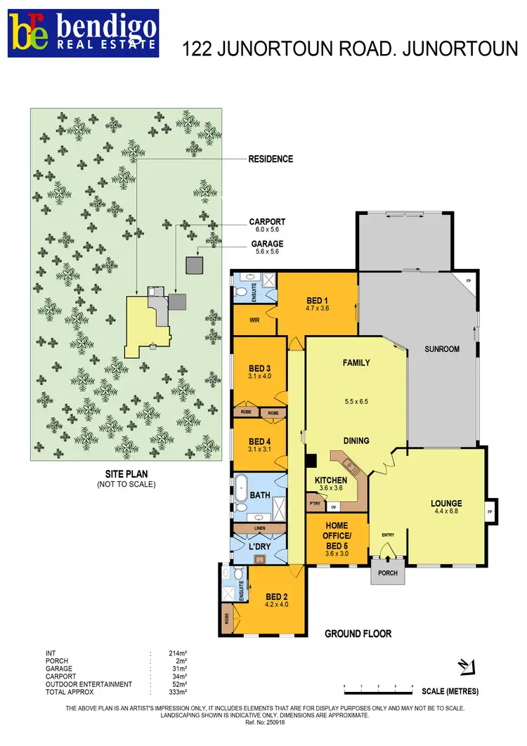 Floorplan of Homely house listing, 122 Junortoun Road, Junortoun VIC 3551