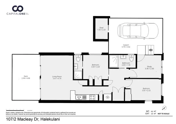 Floorplan of Homely house listing, 107/2 Macleay Drive, Halekulani NSW 2262