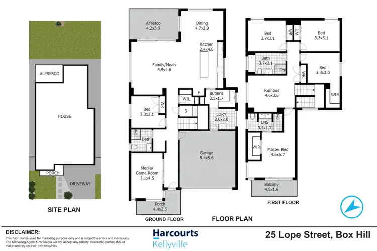 Floorplan of Homely house listing, 25 Lope Street, Box Hill NSW 2765