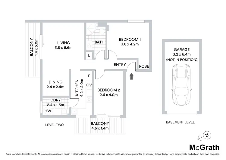 Floorplan of Homely apartment listing, 4/82-84 Hunter Street, Hornsby NSW 2077