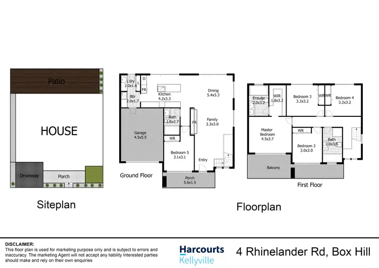 Floorplan of Homely house listing, 4 Rhinelander Road, Box Hill NSW 2765