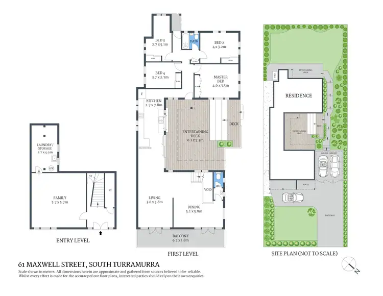 Floorplan of Homely house listing, 61 Maxwell Street, Turramurra NSW 2074