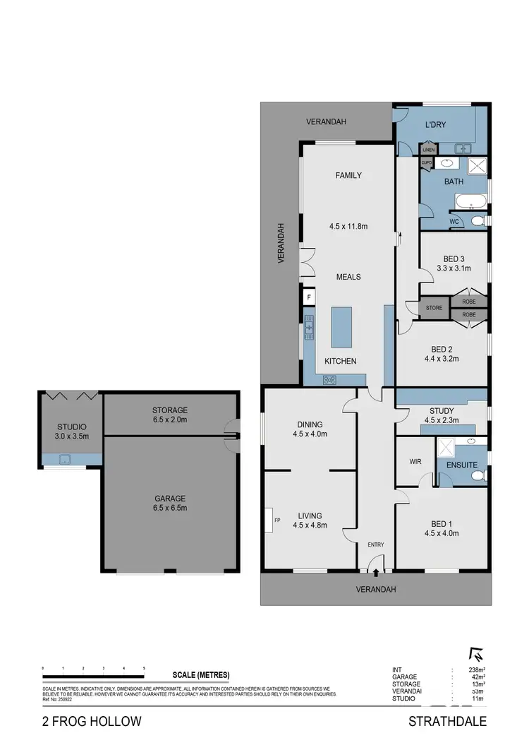 Floorplan of Homely house listing, 2 Frog Hollow, Strathdale VIC 3550