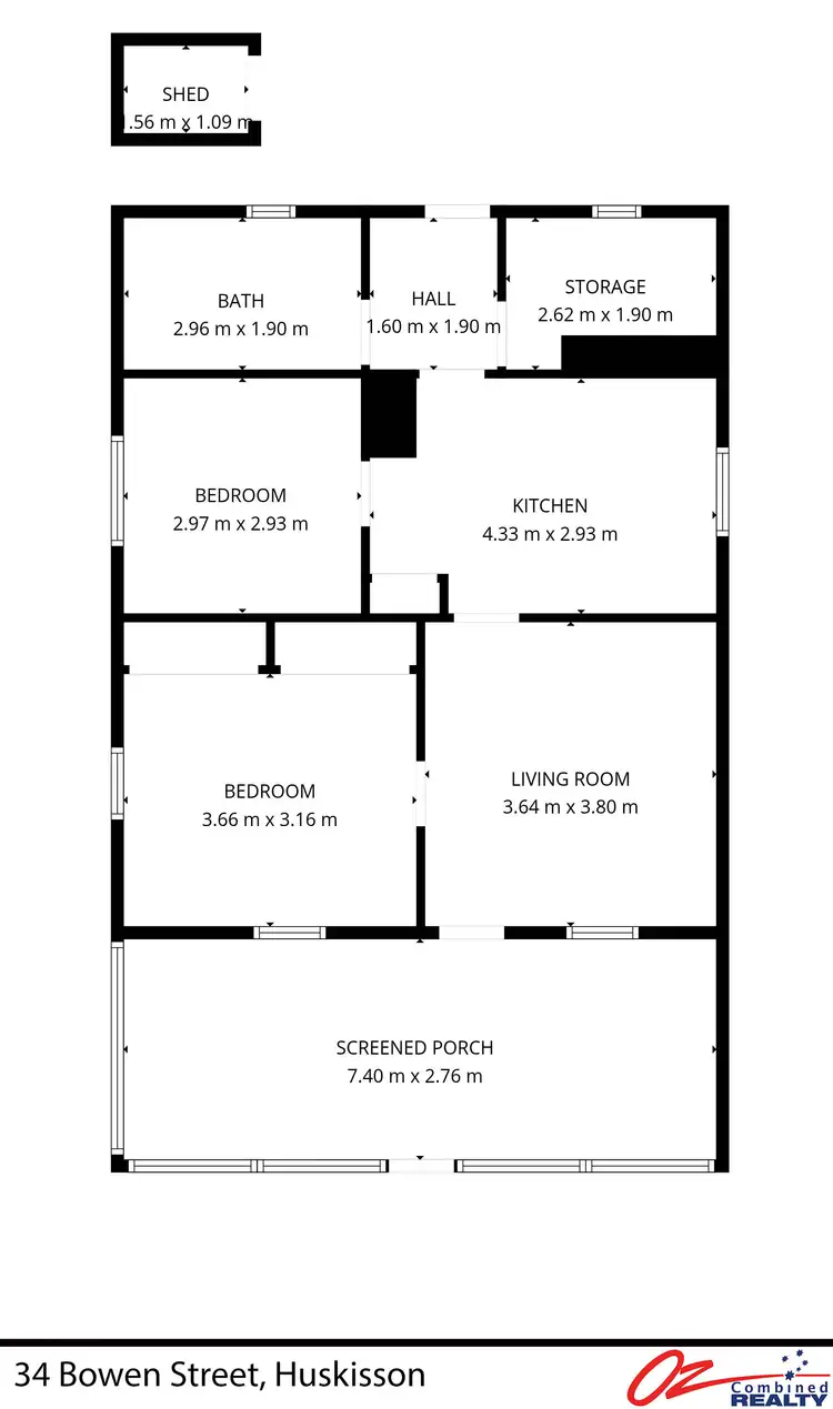 Floorplan of Homely house listing, 34 Bowen Street, Huskisson NSW 2540