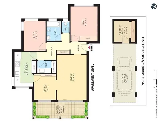 Floorplan of Homely apartment listing, 5/45 Stanton Road, Mosman NSW 2088