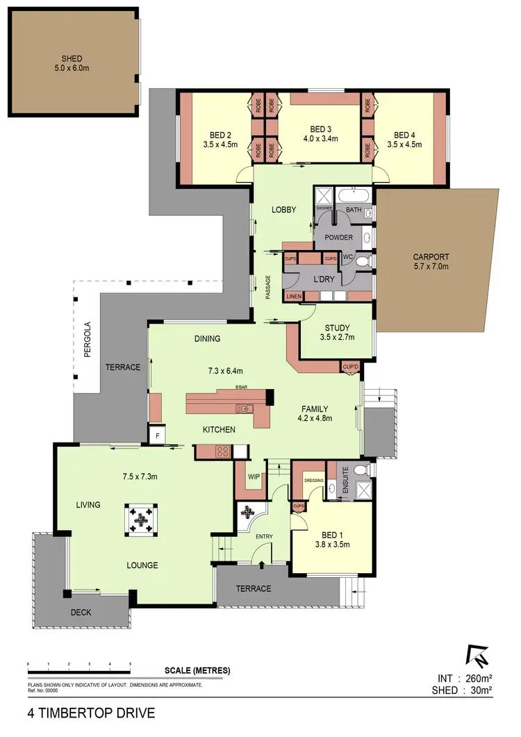 Floorplan of Homely house listing, 4 Timbertop Drive, Kennington VIC 3550