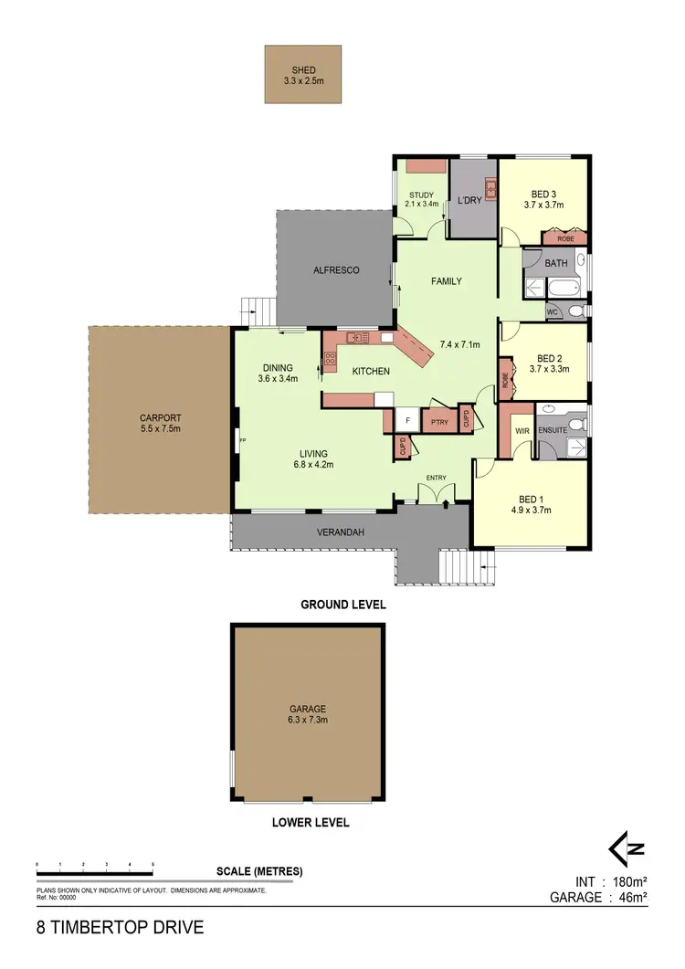 Floorplan of Homely house listing, 8 Timbertop Drive, Kennington VIC 3550