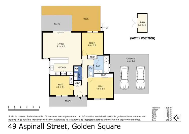 Floorplan of Homely house listing, 49 Aspinall Street, Golden Square VIC 3555