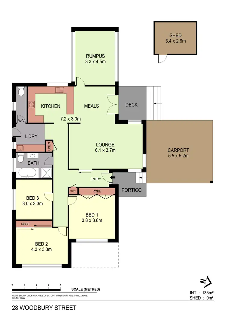 Floorplan of Homely house listing, 28 Woodbury Street, Strathdale VIC 3550