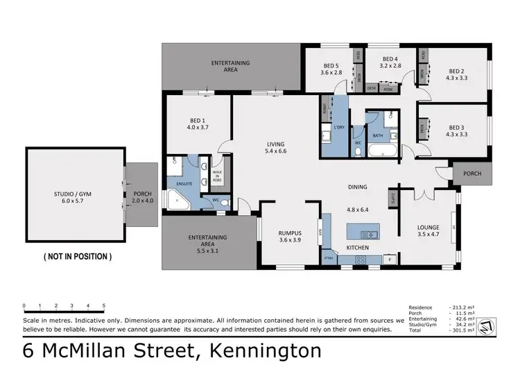 Floorplan of Homely house listing, 6 McMillan Street, Kennington VIC 3550