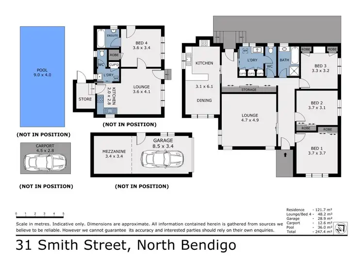 Floorplan of Homely house listing, 31 Smith Street, North Bendigo VIC 3550