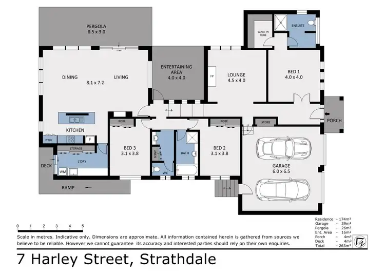 Floorplan of Homely house listing, 7 Harley Street, Strathdale VIC 3550