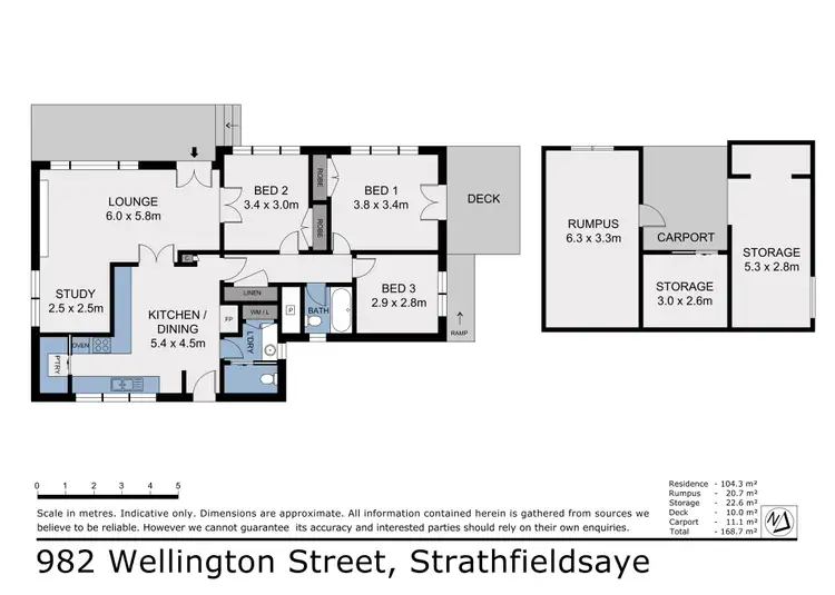 Floorplan of Homely house listing, 982 Wellington Street, Strathfieldsaye VIC 3551
