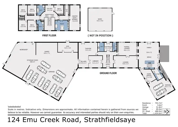 Floorplan of Homely house listing, 124 Emu Creek Road, Strathfieldsaye VIC 3551