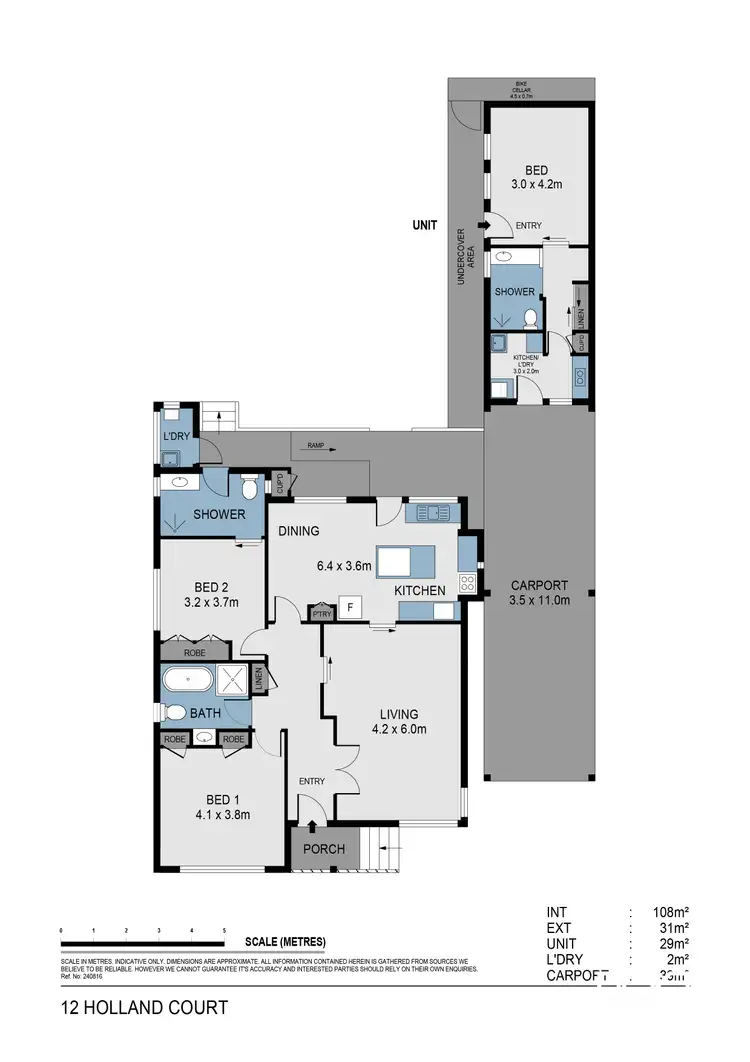 Floorplan of Homely house listing, 12 Holland Court, Kennington VIC 3550