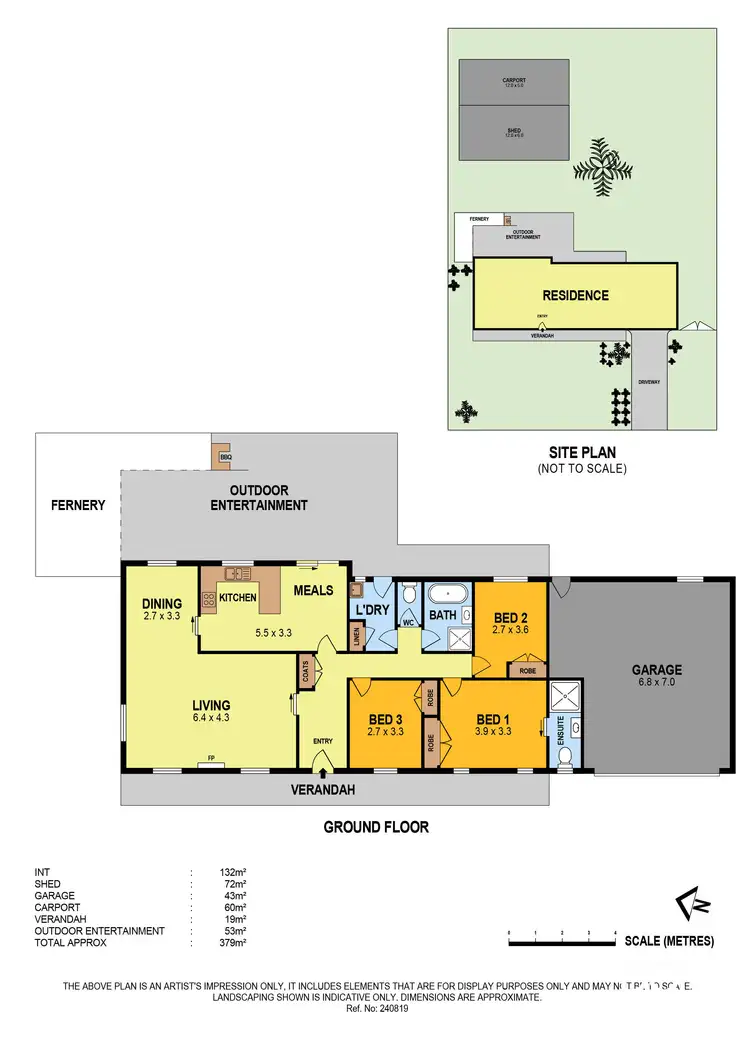 Floorplan of Homely house listing, 11 Monsants Road, Maiden Gully VIC 3551