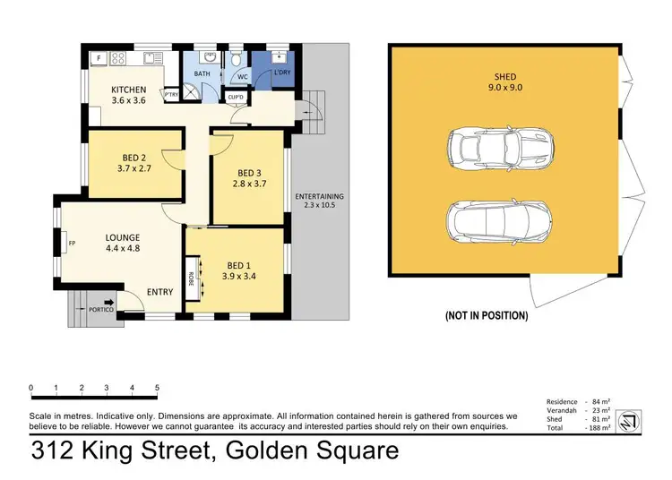 Floorplan of Homely house listing, 312 King Street, Golden Square VIC 3555