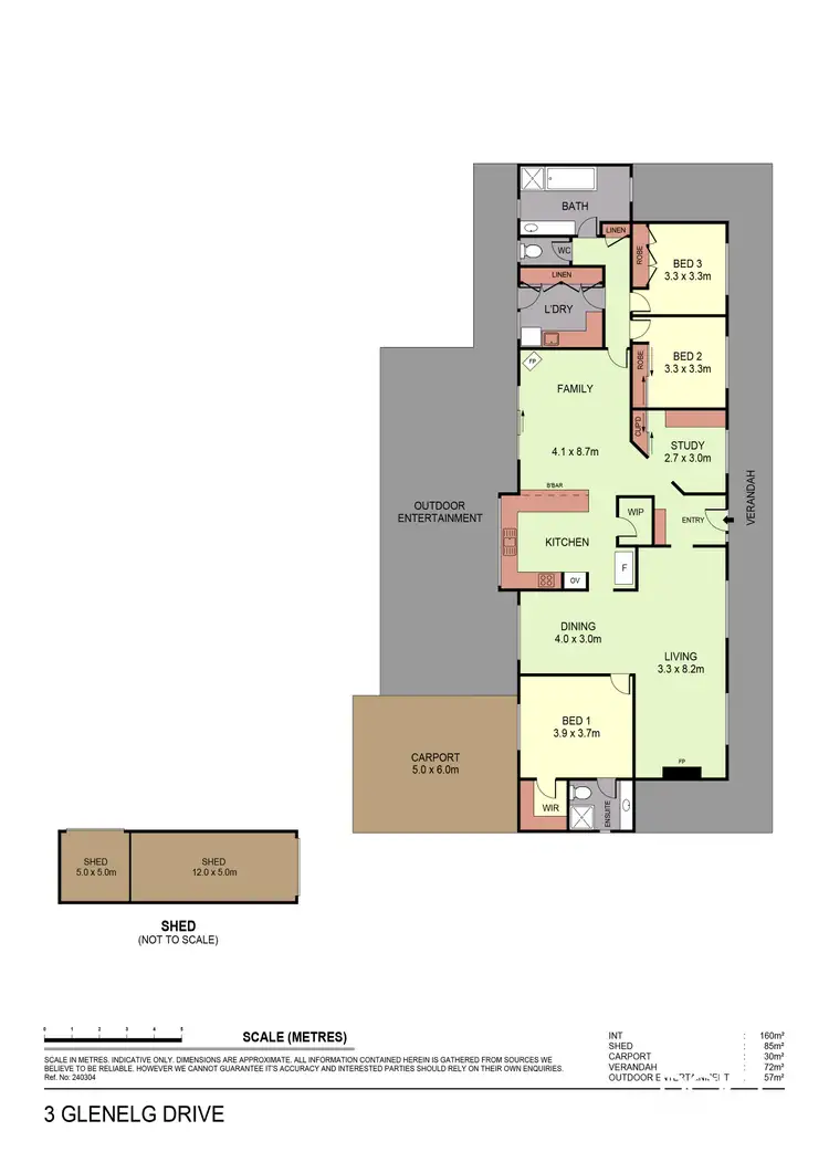 Floorplan of Homely house listing, 3 Glenelg Drive, Maiden Gully VIC 3551