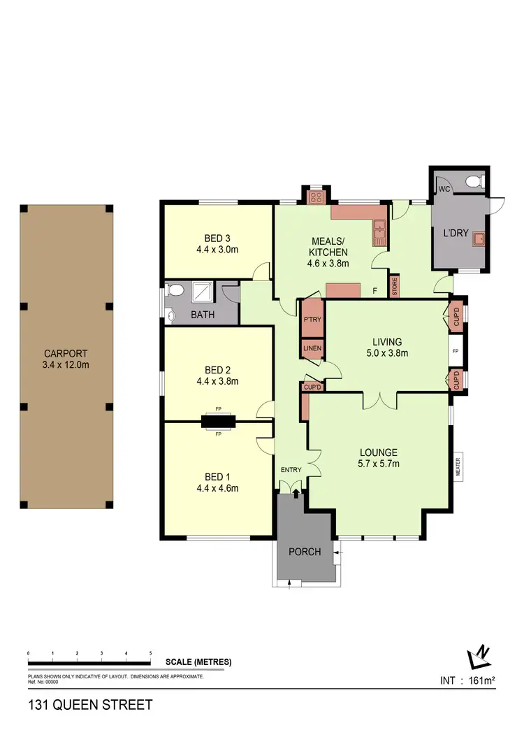 Floorplan of Homely house listing, 131 Queen Street, Bendigo VIC 3550