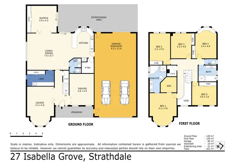 Floorplan of Homely house listing, 27 Isabella Grove, Strathdale VIC 3550