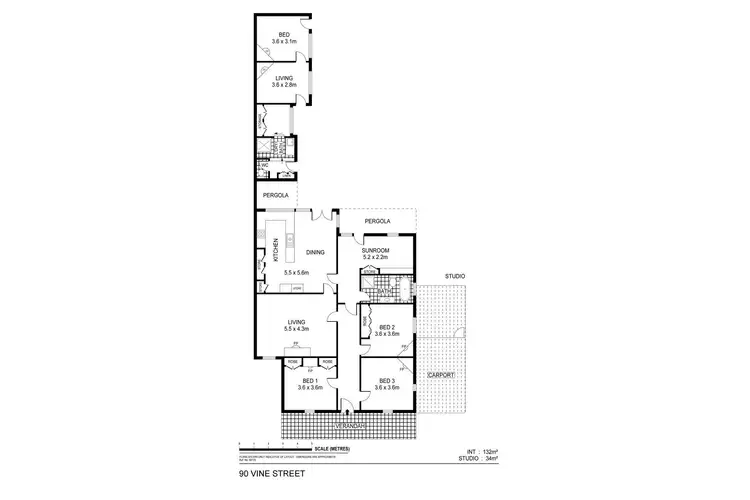 Floorplan of Homely house listing, 90 Vine Street, Bendigo VIC 3550