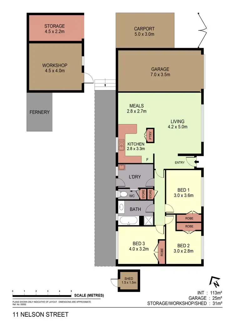 Floorplan of Homely house listing, 11 Nelson Street, California Gully VIC 3556