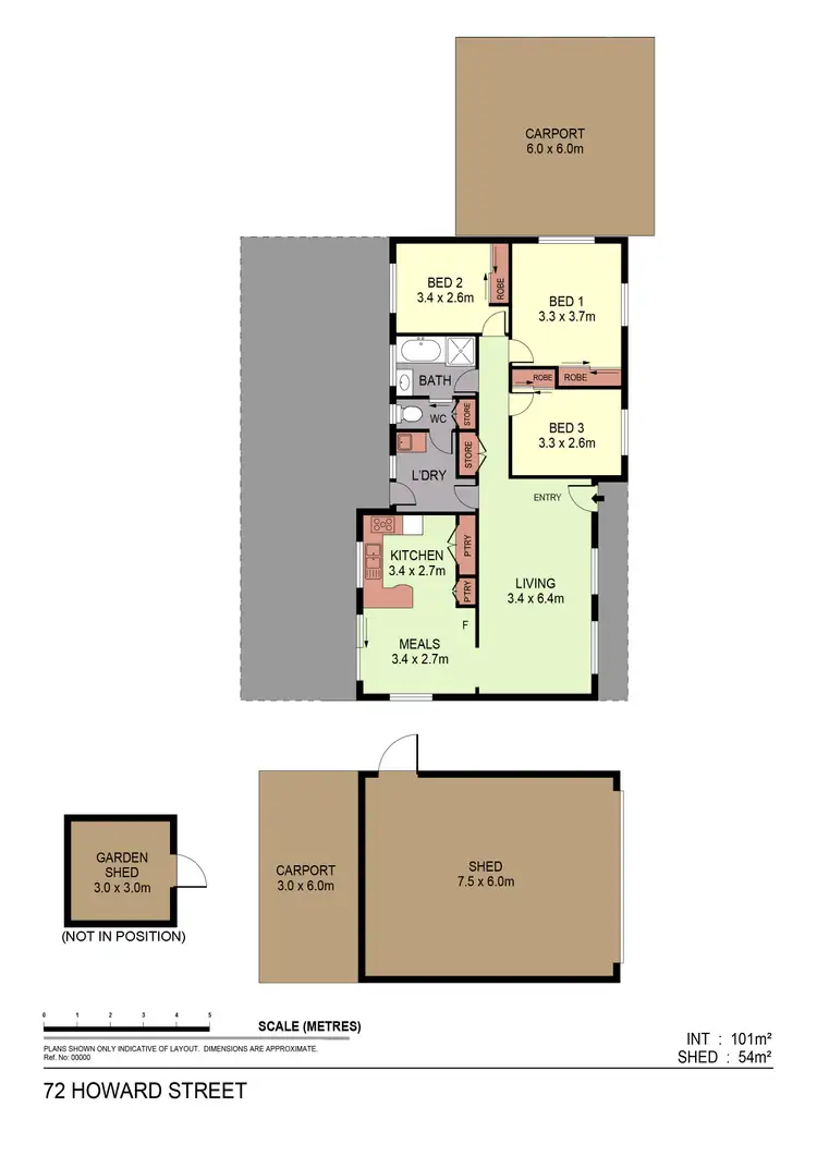 Floorplan of Homely house listing, 72 Howard Street, Ascot VIC 3551