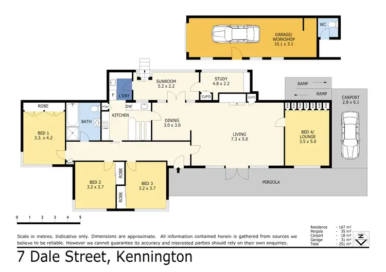 Floorplan of Homely house listing, 7 Dale Street, Kennington VIC 3550