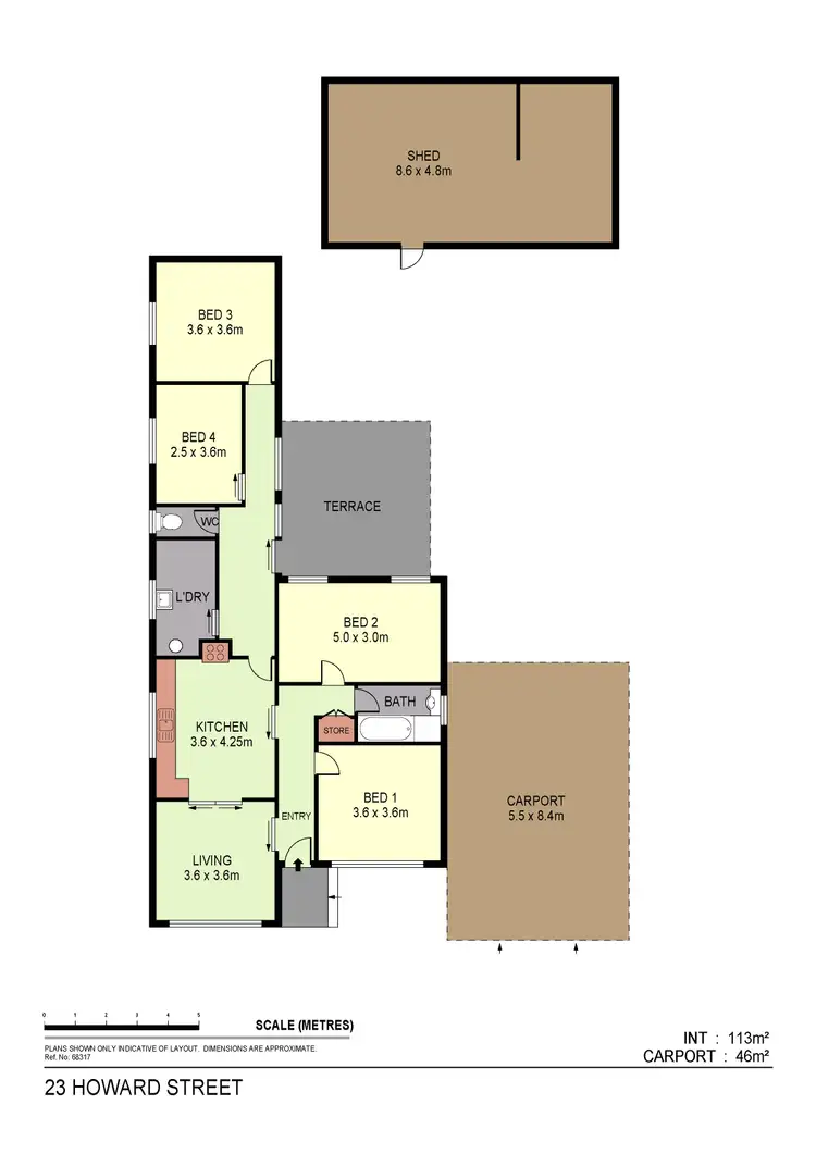 Floorplan of Homely house listing, 23. Howard Street, Epsom VIC 3551