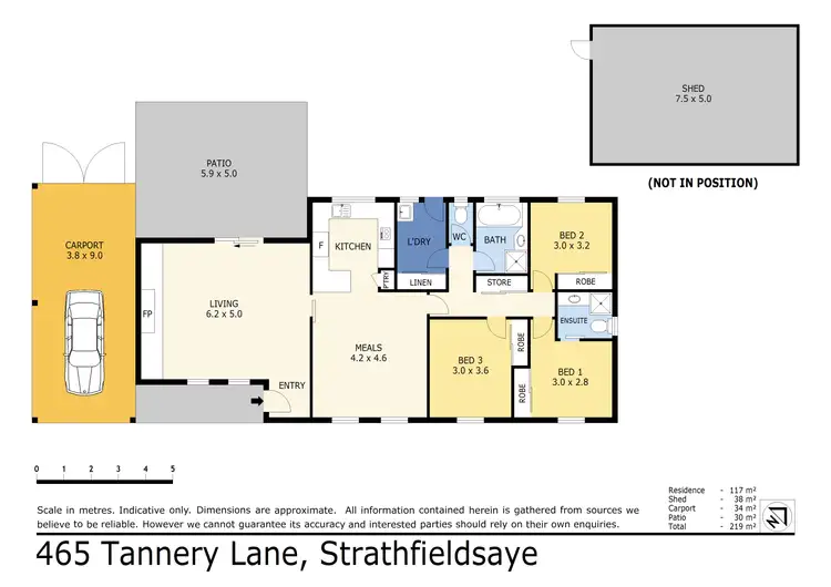 Floorplan of Homely house listing, 465 Tannery Lane, Strathfieldsaye VIC 3551