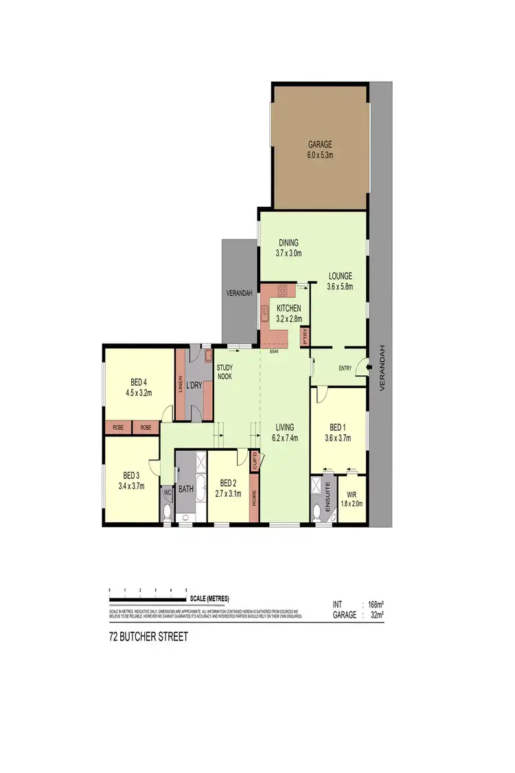 Floorplan of Homely house listing, 72 Butcher Street, Strathdale VIC 3550