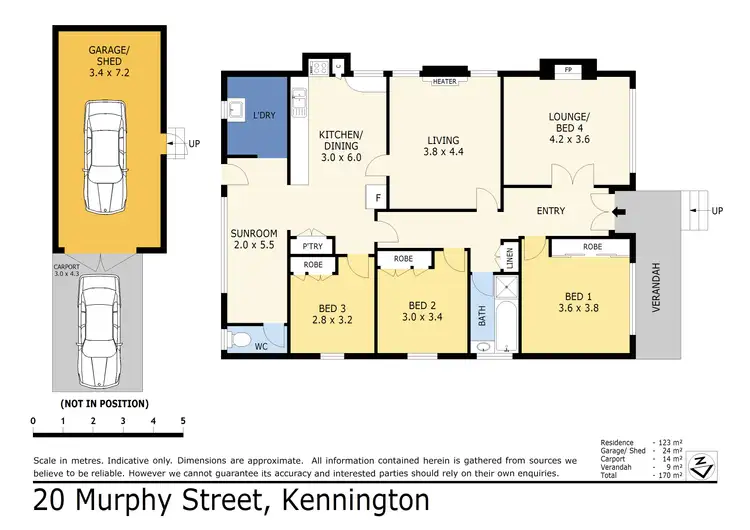 Floorplan of Homely house listing, 20 Murphy Street, Kennington VIC 3550