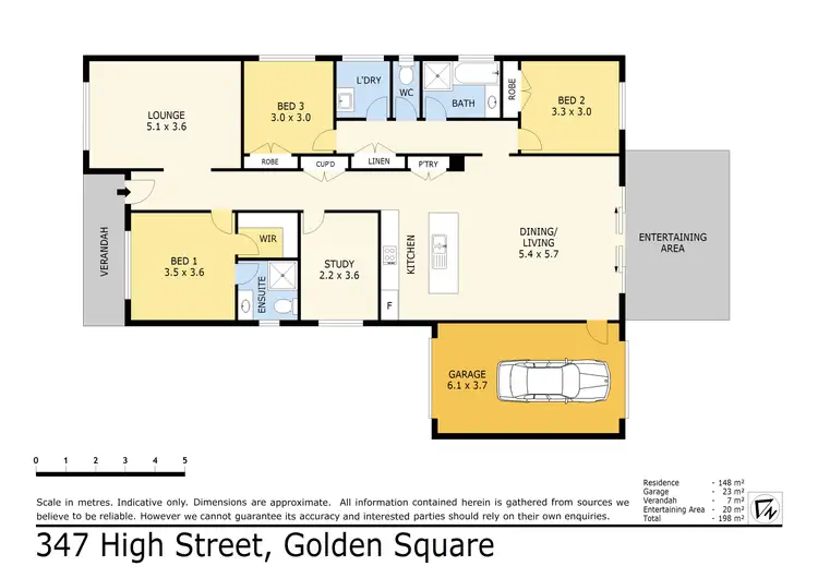 Floorplan of Homely house listing, 347 High Street, Golden Square VIC 3555