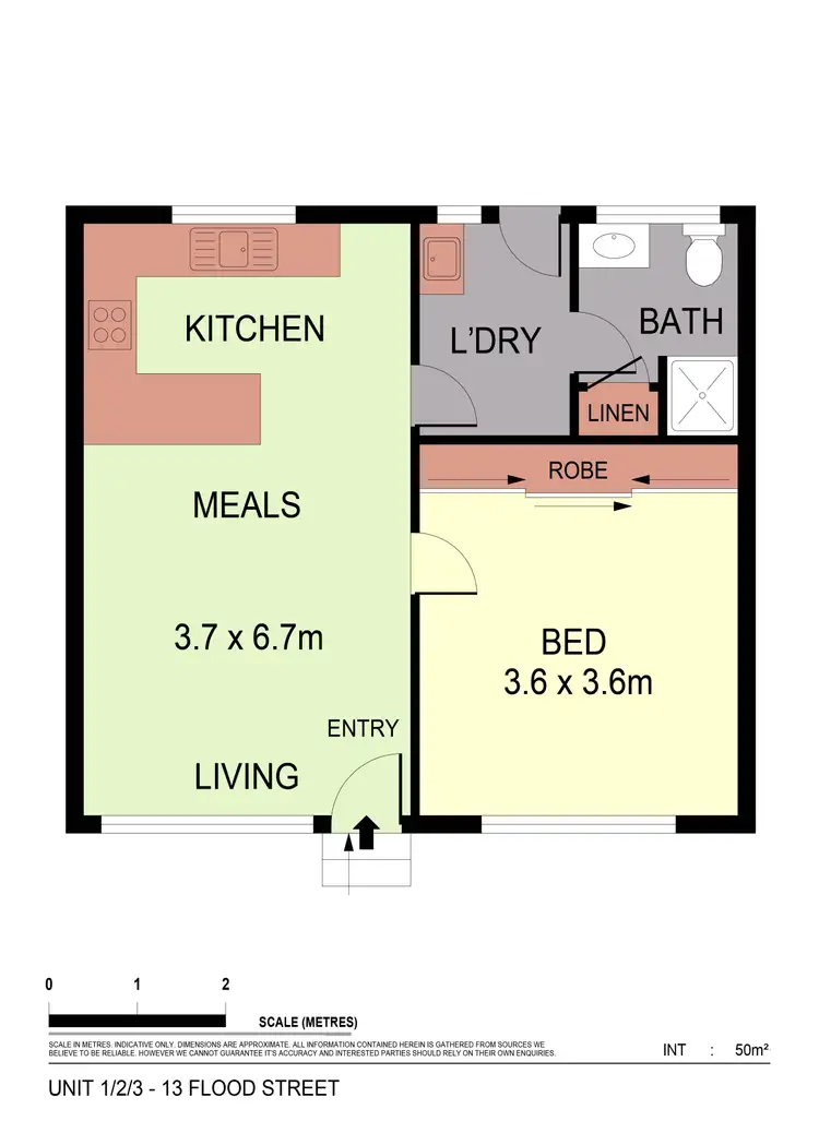 Floorplan of Homely block of units listing, 1-4/13 Flood Street, Bendigo VIC 3550