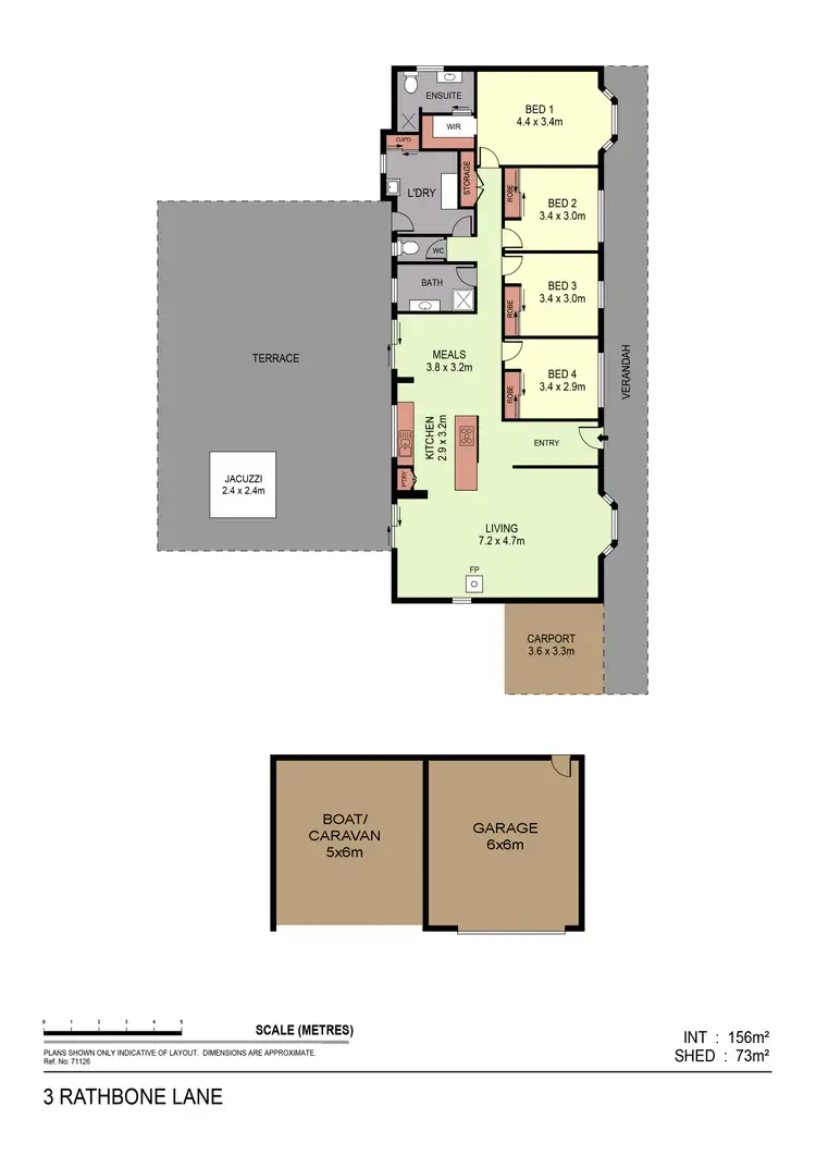 Floorplan of Homely house listing, 3 Rathbones Lane, Maiden Gully VIC 3551